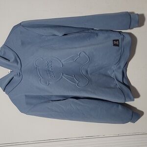 Shein Blue Explore Bear Hoodie Youth Unisex Pullover Long Sleeve Hoodie